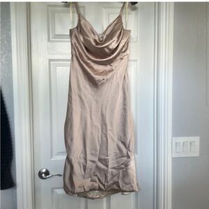 Revelry bridesmaid/wedding guest dress. Soft champagne color